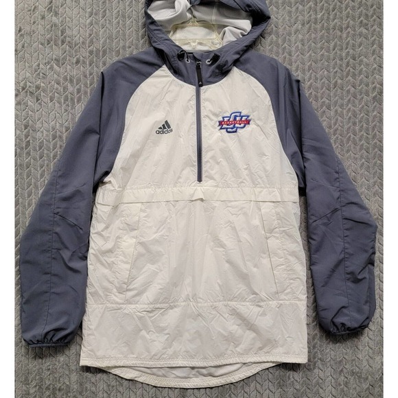 Adidas Team Sideline ½ Zip Pullover Hoodie Men’s Medium Lubbock Christian LCU - Picture 1 of 13